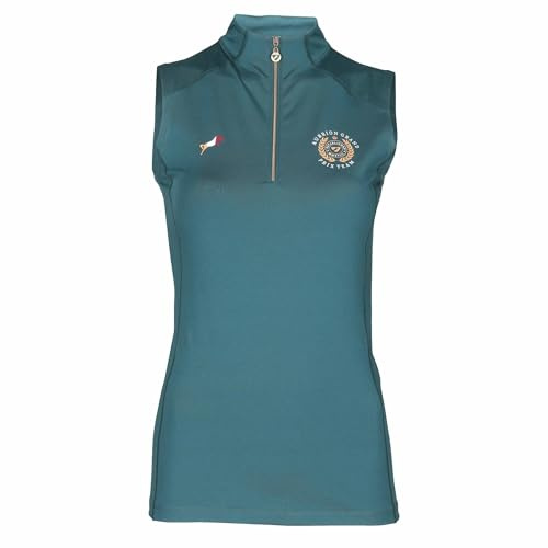 Aubrion Shires Team Womens Sleeveless Base Layer - Green Large