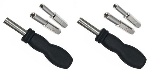 Decqerbe 2Satz 4.5mm & 3.8mm Schraubendreher Bit Werkzeug für Snes N64 Spielwürfel Gamebit