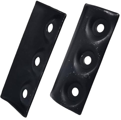 80mmx35mmx8mm(LxWxH) Planer Blade Binder Clamp,Electric Planer Blade Platen Cover,Electric Tool Accessories,Black,1pairs/2pcs