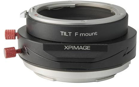 XPIMAGE 360° drehbarer Neigungsadapterring, kompatibel mit Nikon F-Objektiv auf Z-Kamera für kreative Fotografie