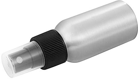 DECORNIJIA Bouteilles De Pulvérisation En Alliage D'aluminium 2 Pcs 50 Ml Portables Rechargeables Pour Cosmétiques Et Plantes Pompe Amovible Pour Voyage