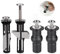 MUU Universal Toilet Seat Bolts and Screws,Quick Release Top Hinge Fixings,Easy to Install- Toilet Seat Replacement Parts Kit (Screws-HH41)