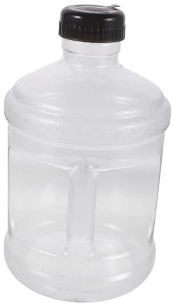 JOINPAYA Large Water Bottle: 3l Transparent Beverages Container For Outdoor Camping - Portable Water Jug - Clear Plastic Bucket For Hiking And Travel