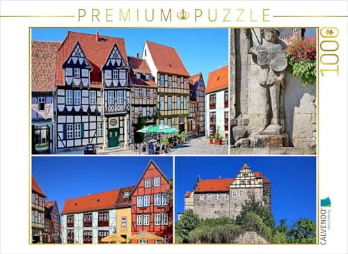 CALVENDO Puzzle EIN Motiv aus dem Kalender QUEDLINBURG das Posterbuch | 1000 Teile Lege-Größe 64 x 48 cm Foto-Puzzle für glückliche Stunden