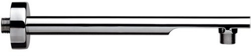 Daloual - Design Wandarm aus Messing verchromt - ca. 50cm - Wandarm für Regenduschen für große und schwere Regenduschen geeignet