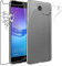 ebestStar - Hülle für Huawei Y6 2017, Silikon Handyhülle Cover, Klar TPU Schutzhülle, Slim Handy Case, Transparent + Panzer Schutz Glas
