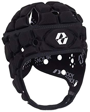 Body Armour NZ Ventilator Adults Rugby League Union Headguard Camo Black