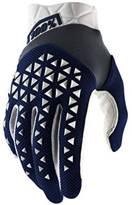 Desconocido 100% Airmatic Erwachsene Handschuhe Blau Weiß Klein