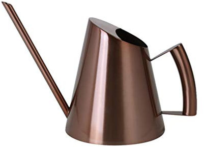 Cabilock Regadera De Acero Inoxidable 1500 Ml Boca Larga para Riego De Plantas Herramienta De Jardinería