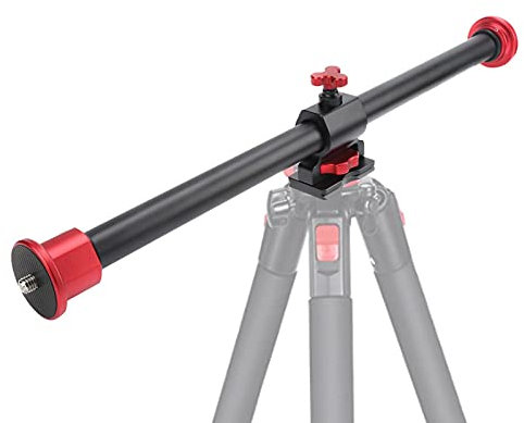Trípode de cámara Brazo articulado, Giratorio de 360 Grados, aleación de Aluminio, Columna Central, Brazo de extensión, trípode, Barra Horizontal Cruzada para Estudio Macro, Tiro aéreo