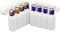 Protect Your Power - Slimline AAA Battery Case, Soft Durable material - Pack of 2 (Holds 4 Batteries)
