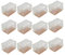 Chair Leg Floor Protectors 12PCS 24 Pcs Rectangle Chair Leg Floor Protectors Rectangular Chair Leg Caps Silicone Table Chair Feet Protectors With Felt Pads 628 (Color : 12pcs)