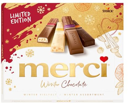 merci Finest Selection Winter Chocolate – 1 x 250g – Winterliche Schokoladen-Spezialitäten
