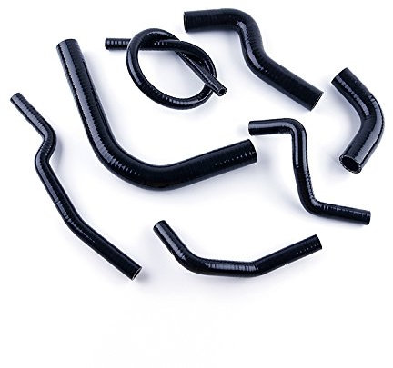 LUXERAD Kit tubo radiatore in silicone per Suzuki Samurai 1986 1987 1988 1989 1990 1991 1992 1993 1994 1995 (Black)…