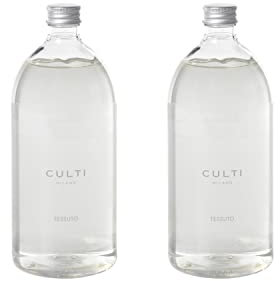 2 Culti Raumduft Nachfüller 1000 ml - Tessuto - insgesamt 2000 ml