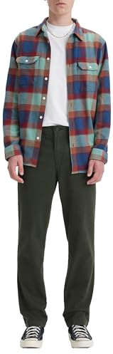 Levi's Men's Xx Chino Authentic Straight Casual Khaki, Pirate Black Soft Gd, 31 W/32 L