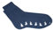wobera ANGORA Fußwärmer oder Socken mit Anti-Rutsch-Noppen in Häschenform (Gr. M/2 (38-42), Farbe: jeansblau)