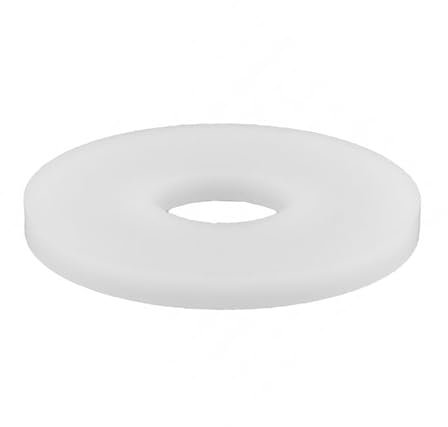 Unterlegscheiben M12 Kunststoff Polyamid Blank (Weiß) - DIN 9021 - Beilagscheiben - U-Scheiben - Flache Unterlegscheiben (Große: M12; Menge: 10 St.)