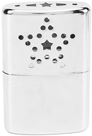 Topyond Refillable Hand Warmer, Portable Pocket Liquid Fuel Warmer, White Star Hand Warmer for Outdoor Sports, Hunting, Camping, Office