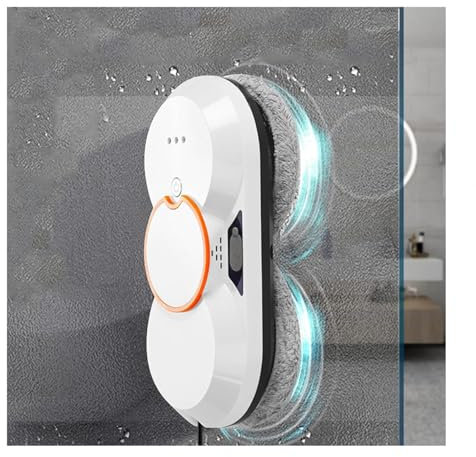 CAMEKIAY Windows Cleaner Robot Doppi Getti D'Acqua Automatici, 3 Percorsi Di Pulizia Window Clean Robot Remote Control, Automatic Magnetic Window Cleaner Robot Suitable For Glass