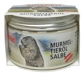 Original Holzhacker Murmeltier Salbe mit Murmeltieröl 150ml mit entzündungshemmendem Murmeltieröl RIVIERA Österreichisches Qualitätsprodukt
