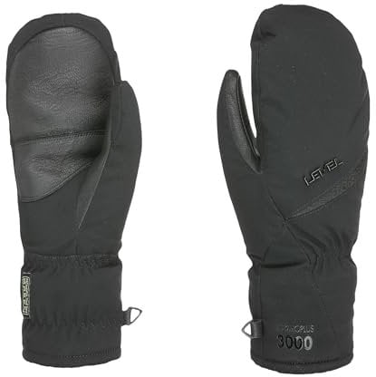 Level Alpine W - Skihandschuhe Damen, Winterhandschuhe Damen Wasserdicht mit Pelzmanschetten, Atmungsaktiv Thermohandschuhe, Schneeschuhbekleidung Damen für Snowboard und Skifahren - 1 Paar