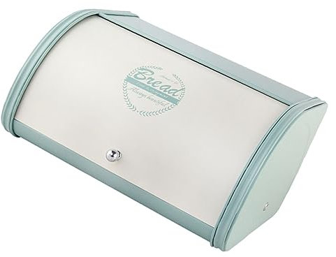 TOPBATHY Box Bread Box Bread Bin for Countertop Storage Tin Can Bread Dispenser Basket Bread Holder Large Enamel Kettle Countertop Bread Bin Bread Case with Lid Bread Saver Snacks Bin Iron