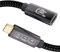 EUDOBEL 240W Rallonge USB C 1m,Rallonge USB Type C 3.2 Gen2 20Gbps,Câble Extension USB C 4K@144Hz 5K@60Hz pour Thunderbolt 4,iPhone16,iPhone15,Switch,MacBook,VR,SSD
