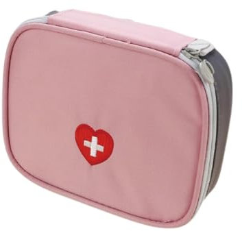 JEYORZY 1 pieza Mini Kit Primeros Auxilios, Botiquin Viaje, Bolsa Botiquin Vacia, Kit de Primeros Auxilios, Botiquín de Primeros Auxilios, para Hogar, Oficina, Deportes, Senderismo, Emergencias