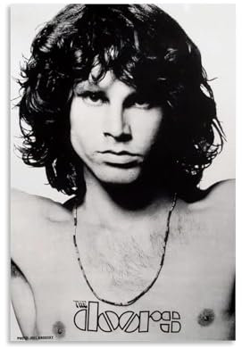 juaseehke Jim Morrison Türen-Poster, Raumdekoration, Leinwandposter, ästhetischer Poster, Wandkunst, Dekor-Poster, 30 x 45 cm, ungerahmt, 1 Stück