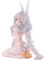Epitome MNF Le Malin Figure Azur Lane Anime Figure Game Cartoon Statue Sitting Pose Bunny Girl MNF Le Malin Action Figure PVC Model Desktop Decoration Collection Gifts for Fans