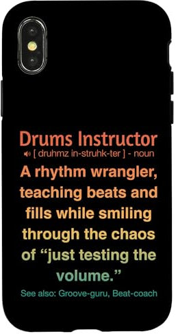 Istruttore di batteria Custodia per iPhone X/XS