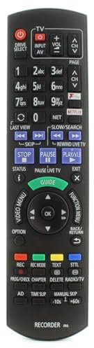DMR-EX97 Replacement Remote Control for Panasonic HDD DVD Recorder