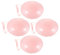 TOYANDONA 4 Pièces Faux Ventre Gonflable Costume De Noel Gonflable Accessoire Enceinte Costume De Père Noël Gonflable Faux Trucs De Femme Enceinte Ventre De Père Noël Faux Estomac PVC Rose