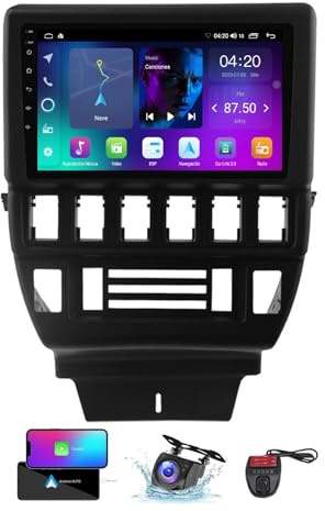 ZZPHKK Android 13 Autoradio für Lada Niva 1993-2020 mit Navi Carplay Android Auto丨9 Zoll Doppel Din Auto Radio Touch Display mit DSP FM RDS DAB+ Bluetooth 5.0 Lenkradsteuerung(NF-1)