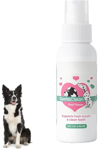 DentaClean Spray for Dogs/Cats, 2026 New Dog Dental Spray, Paw Guardian Dental Spray, Natural Breath Freshener, Supports Gum Health, Natural and Non-Irritating, for Dogs & Cats (1 Bottle)