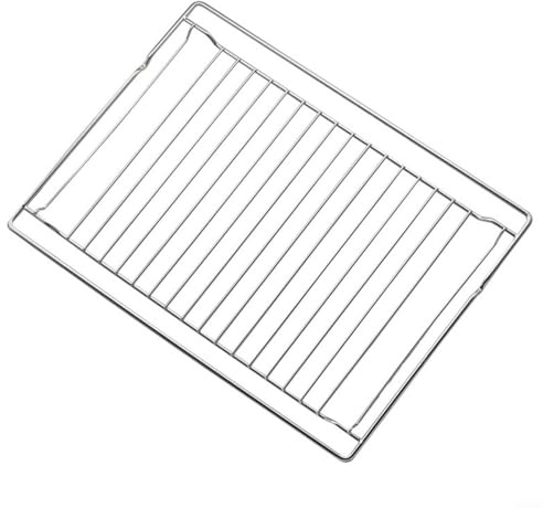Nexbrill Stainless Steel 304 Oven Rack Heavy Duty Baking Grill Grate, Thickened Heat Resistant Design, for Built In Ovens, for IDEAL for Grilling and Baking, 44.8x33.7x1.7cm Easy Clean