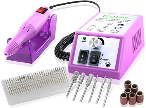 Fußpflegegerät Fräser Set mit Fußpflege Diamantschleifer als elektrisches Maniküre-Set und Pediküre-Set 44-Teilig für die Hand- und Fußpflege