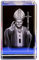Heiliger Papst Johannes Paul II Statue 3D lasergeätzte Kristallglas-Würfel, Gravur für Heimdekoration oder Kirchenkapel
