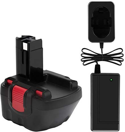 Exmate 14,4V 3,5Ah Akku mit Ladegerät AC7.2-24V Ersatz für Bosch 2607335275 2607335533 2607335534