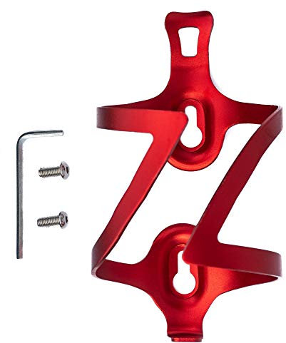 System-S Fahrrad Flaschenhalter Halterung Befestigung aus Metall in Rot