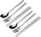 FOXAS 6-Pieces Flatware Set, Stainless Steel Cutlery Set of Fork Spoon Chopsticks, 2 Pair Korean Table Forks Soup Spoons Chopsticks for Restaurant, Home, Travel