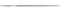 Pferd Werkstattfeile DIN 7261 F, rund, 250 mm, Hieb 2 11622502 (Feile Rundfeile Rundfeilen)