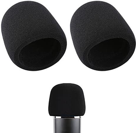 ZWZNBL Schaumstoff-Mikrofonabdeckung, 2 Stück, Mikrofonfilter, Schaumstoffabdeckung, Mikrofonschalldämpfer, Mikrofonfilter geeignet für Blue Yeti Mic, Yeti Pro