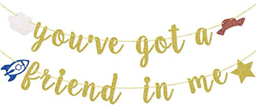 Striscione con scritta You've Got A Friend in Me, decorazione ispirata agli amici