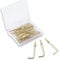 SPEEDWOX 30PCS Right Angle Screws Hook 2 Inch, Screw-in Square Bend Hooks, L Shape Nail Hook Fastener Accessories with Storage Box for Home, Office and Workplace