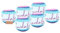 Lion Brand Yarn - Mandala Baby - 6er-Pack mit Nadelstärke (Arendelle)