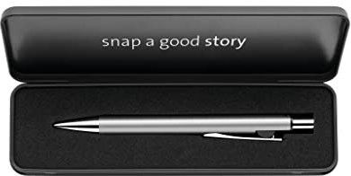 Pelikan Kugelschreiber Snap K10 im Metalletui, Metallic Silber, 1 Stück, 821223