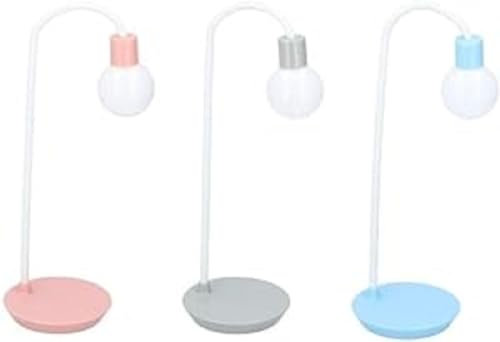Grundig Schreibtischlampe - 12 x 35 CM - Flexibler Hals - Batterien/USB - Weiß