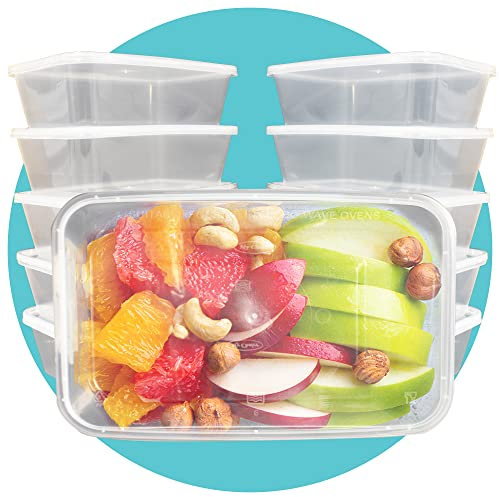 Triplast 10 x 750ml Plastic Food Containers with Lids - Microwave, Freezer & Dishwasher Safe - Airtight, BPA Free, Reusable, Recyclable - Meal Prep, Food Storage, Takeaway, Batch Cooking & Lunch Box